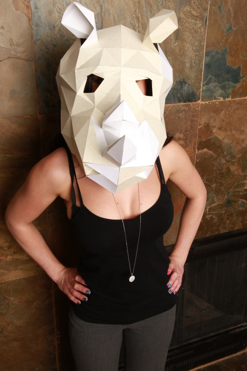 Paper Rhino Mask image 3