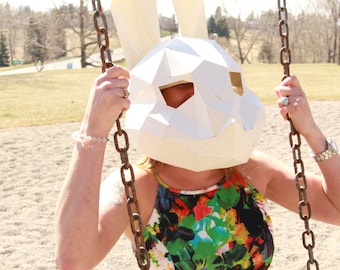 Paper Bunny Mask