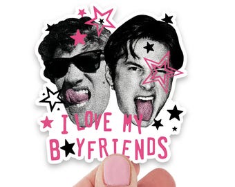 Queer hockey romance sticker