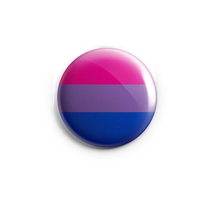 Bisexual pin, bi flag badge,  bi pride flag, Pride Day