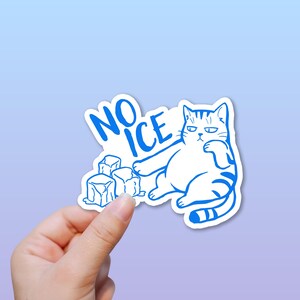 No Ice sticker, protest sticker for activists image 3