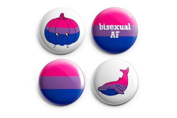 Bisexual Pin Bi Pride 4 Pack Bisexual Pins Bi Badges  Etsy-6974