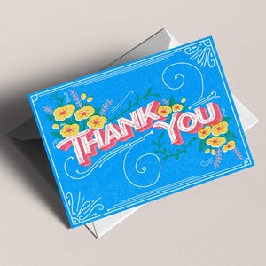 Druckbare Dankeschön-Karte für Unternehmerin Kleinunternehmen Briefpapier Postkarte viktorianisch Vintage Kunstdruck Originalkunst