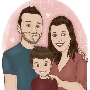 Custom family portrait