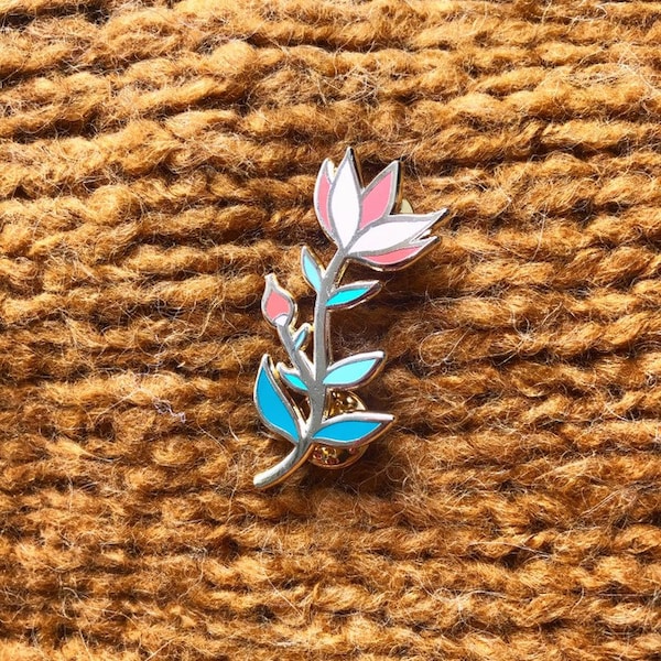 Pin's floral - Broche bijoux