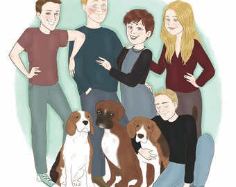 Family portrait - custom