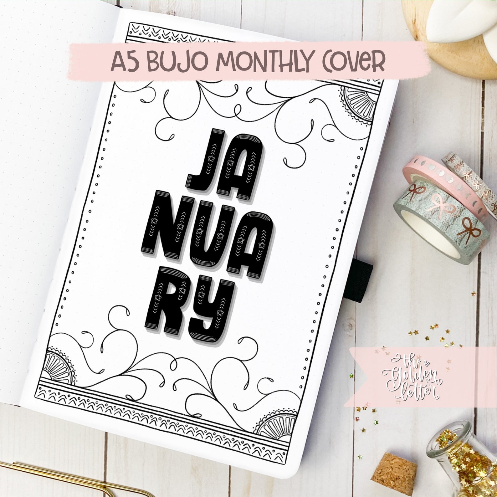 Monthly Planner Covers for A5 Planner/bullet Journal/art Journal