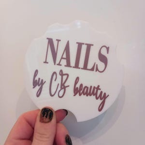 Personalised Nailfie Disc | Acrylic Nail Display Tool image 8