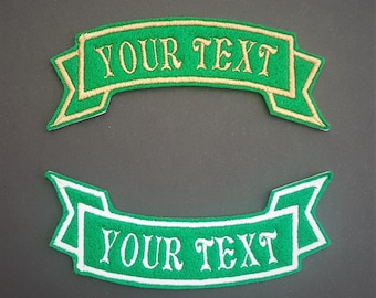 Parche bordado personalizado con nombre - Se puede planchar o coser