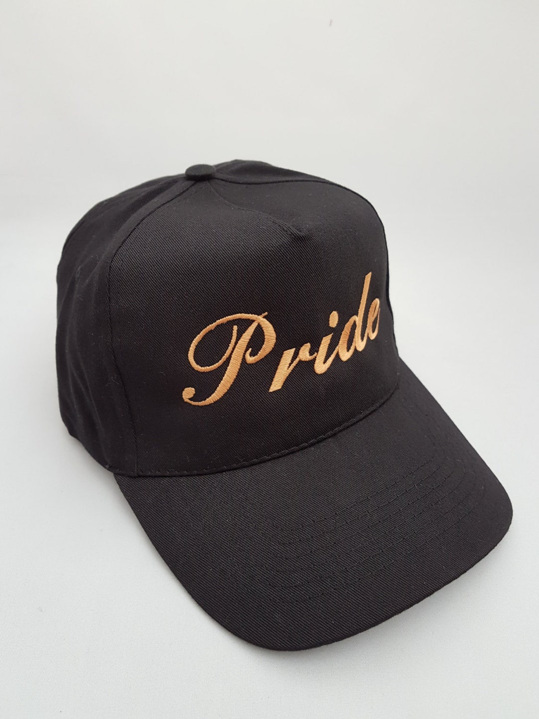 Pride Embroidered Baseball Cap Hat in 15 Colours and 25 Thread