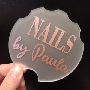 Personalised Nailfie Disc | Acrylic Nail Display Tool image 6