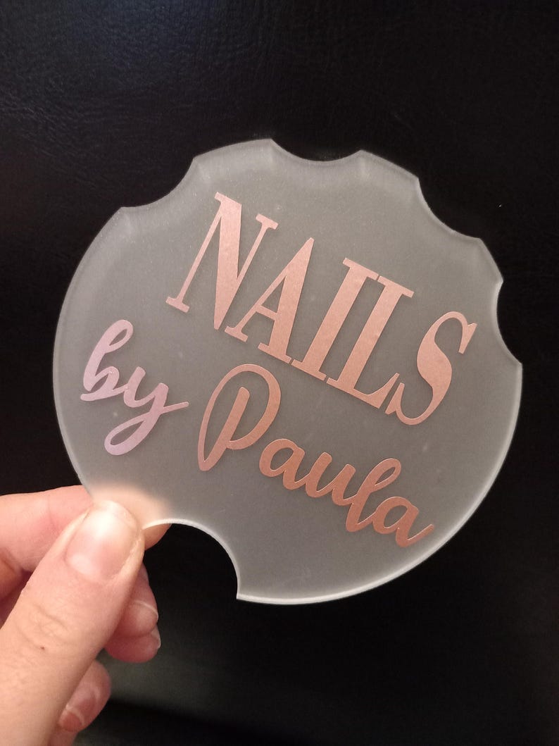 Personalised Nailfie Disc | Acrylic Nail Display Tool image 6