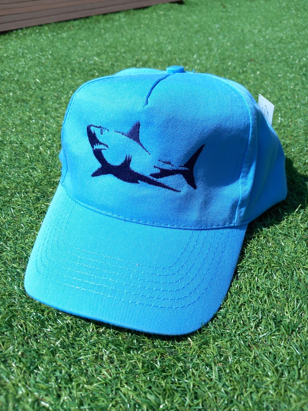 Embroidered Great White Shark Baseball Cap - Low Profile Hat - Etsy
