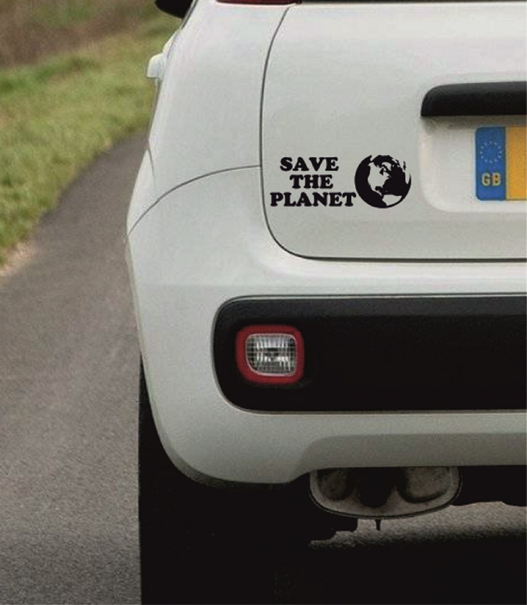 Save the Planet Vinyl Car Wall Decal Sticker in 13 Colours - Etsy
