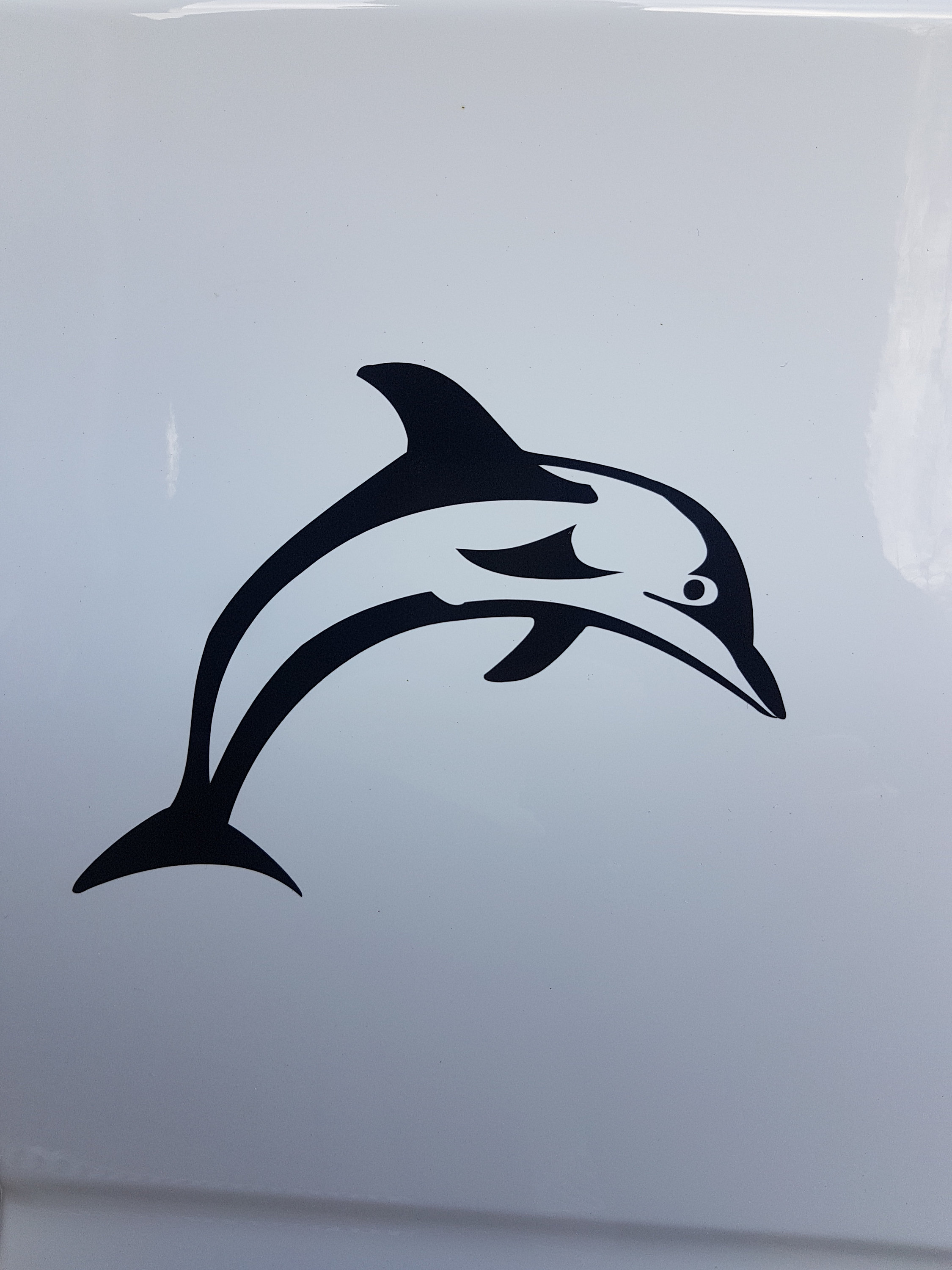 Dolphin Vinyl Car Wall Decal Sticker in 12 Colours Etsy
