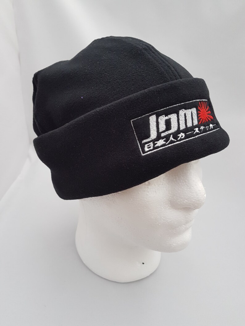 JDM Japan Embroidered Micro Fleece Beanie / Hat Etsy