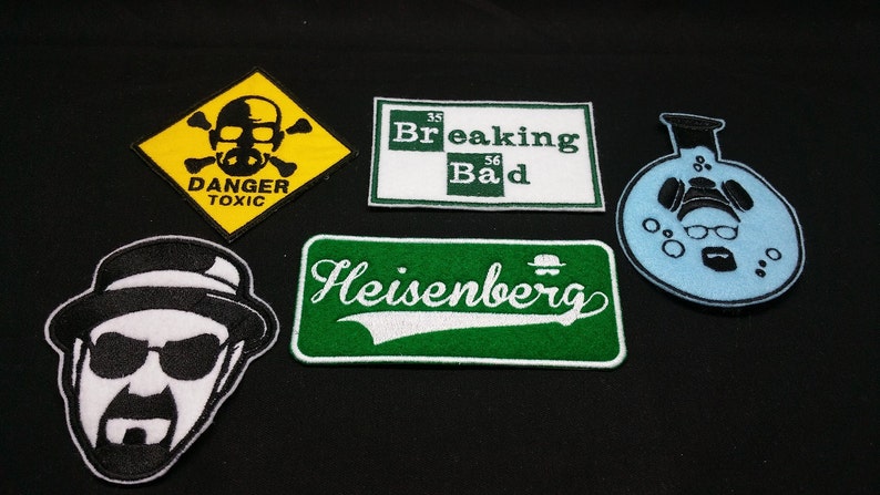 Breaking Bad Embroidered Patch Badge Iron on or sew