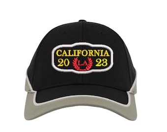 Personalized US City Embroidered Baseball Cap Hat with Tone Colours
