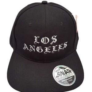 Gorra con visera bordada de Los Ángeles / Gorra de Los Ángeles / Gorra de EE. UU. / Gorra de disfraces / Gorra personalizada / Gorra snapback personalizada / Gorra de moda