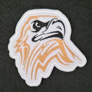 Golden Eagle Badge Patch Iron onSew on | Animal Patch | Bird Badge| Personalised Badge | Custom