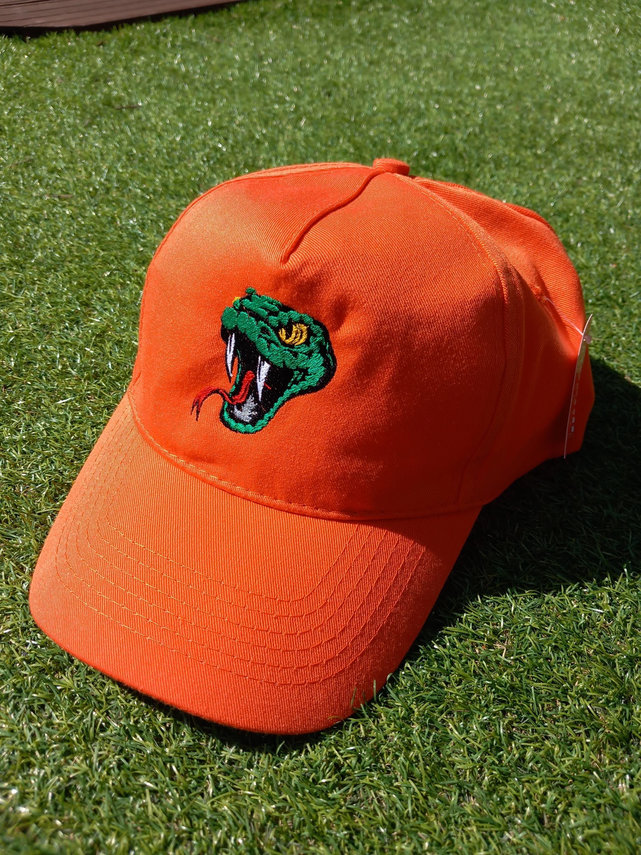 Rattle Snake Head Embroidered Baseball Cap Hat in 15 Colours - Etsy