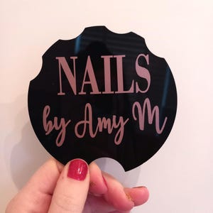 Personalised Nailfie Disc | Acrylic Nail Display Tool image 9