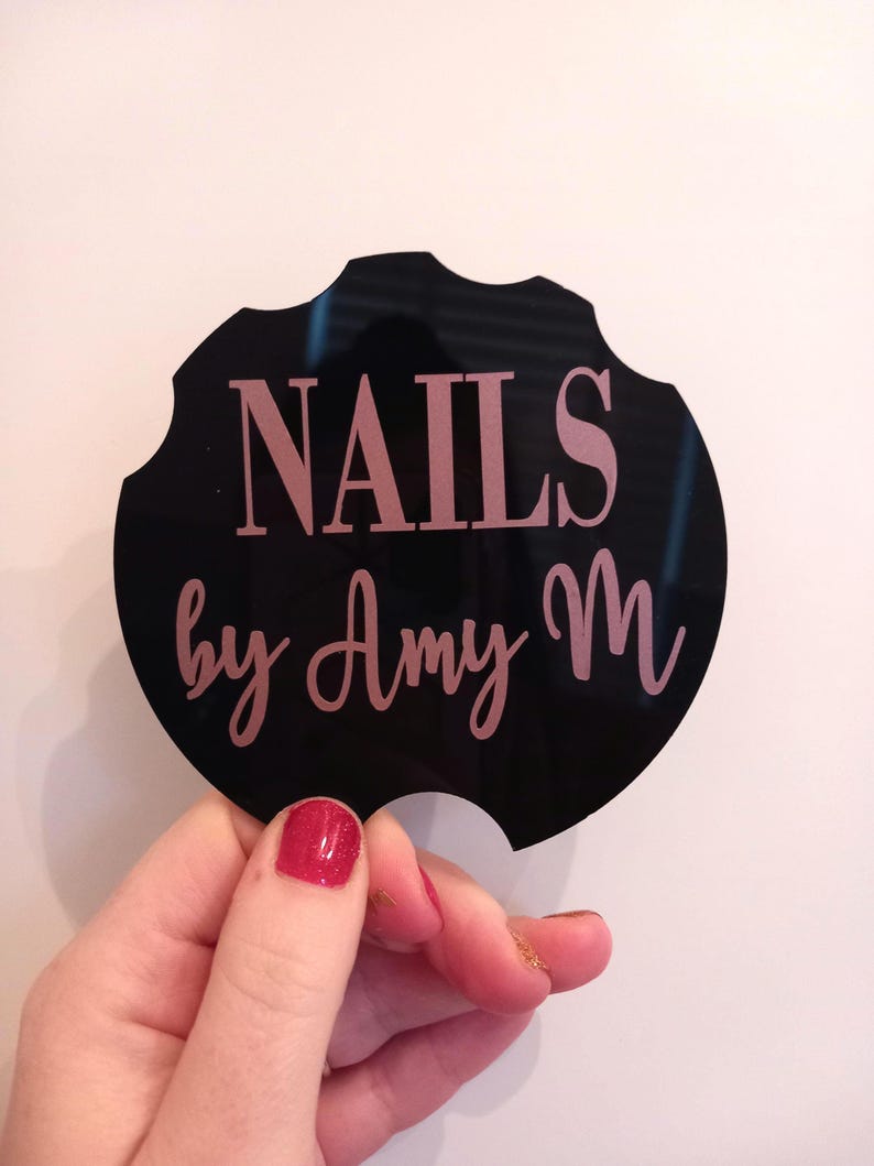 Personalised Nailfie Disc | Acrylic Nail Display Tool image 9