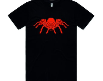 Spider Graphic T-Shirt | Arachnid Art Print, Unisex Cotton Tee