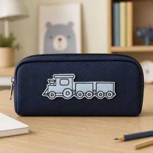 Train Embroidered Patch | Kids Iron On/Sew On Badge