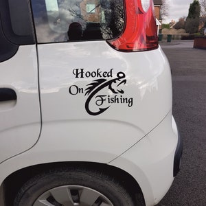 Fishing Car Decal - Etsy UK