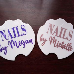 Personalised Nailfie Disc | Acrylic Nail Display Tool image 4