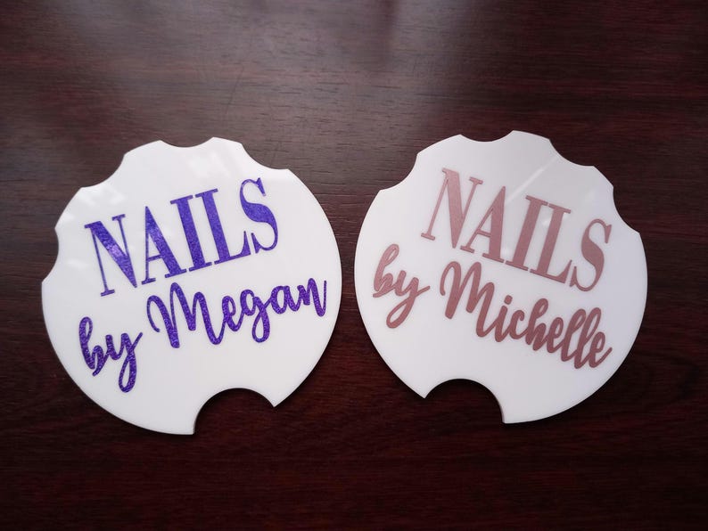 Personalised Nailfie Disc | Acrylic Nail Display Tool image 4