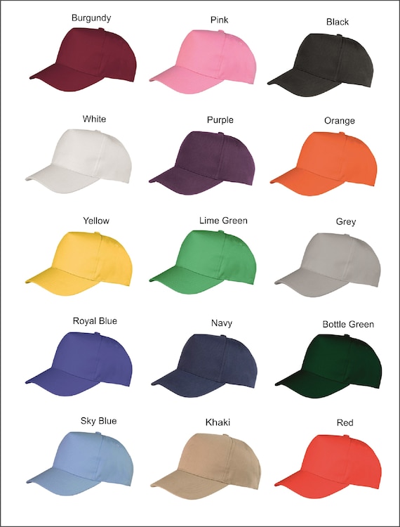 I'd Rather Be Fishing Embroidered Baseball Cap Hat in 15 Colours and 25 Thread Colours.