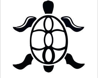 Turtle Vinyl Car Decal | Auto Window Sticker laptop Decal