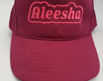 Kids personalised Embroidered Baseball Cap Hat