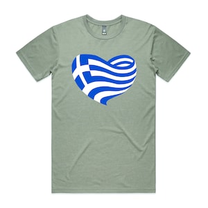 Griechische Flagge Gedruckt T-Shirt In 9 Farben Retro Unisex Erwachsene T-Shirt Vaterländische Flagge T-Shirt Geburtstagsgeschenk für ihn Papa Frauen Mama