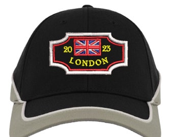 Personalised City Embroidered Baseball Cap Hat with tone colours