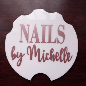 Personalised Nailfie Disc | Acrylic Nail Display Tool image 11