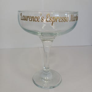 personalised espresso martini cocktail glass