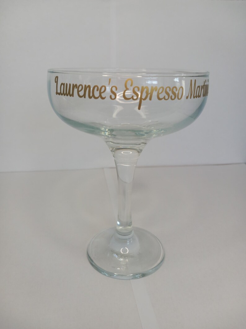 personalised espresso martini cocktail glass
