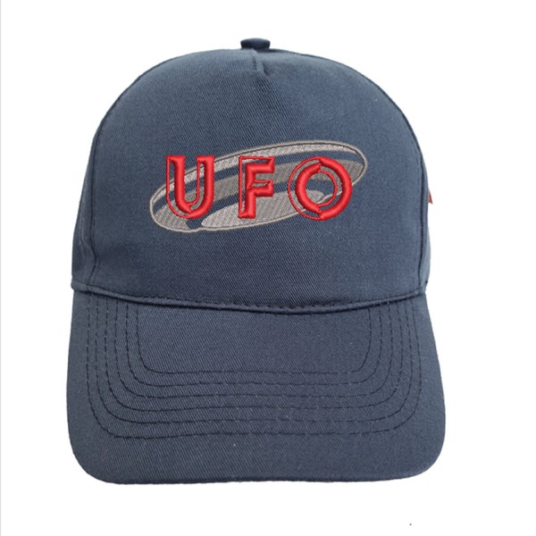 UFO Space Ship Embroidered Baseball Cap Hat in 15 Colours