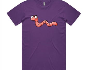 APPLEBUM “PURPLE WORM” T-SHIRT A.LAB Wanted Worm Purple T-Shirt at Hamilton Place in Chattanooga, TN