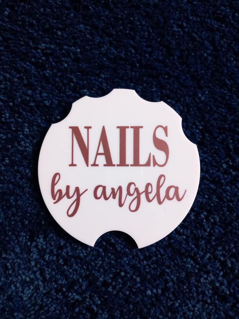 Personalised Nailfie Disc | Acrylic Nail Display Tool image 5