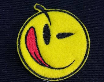 Yums Yellow Embroidered Patch Badge Iron on or Sew on