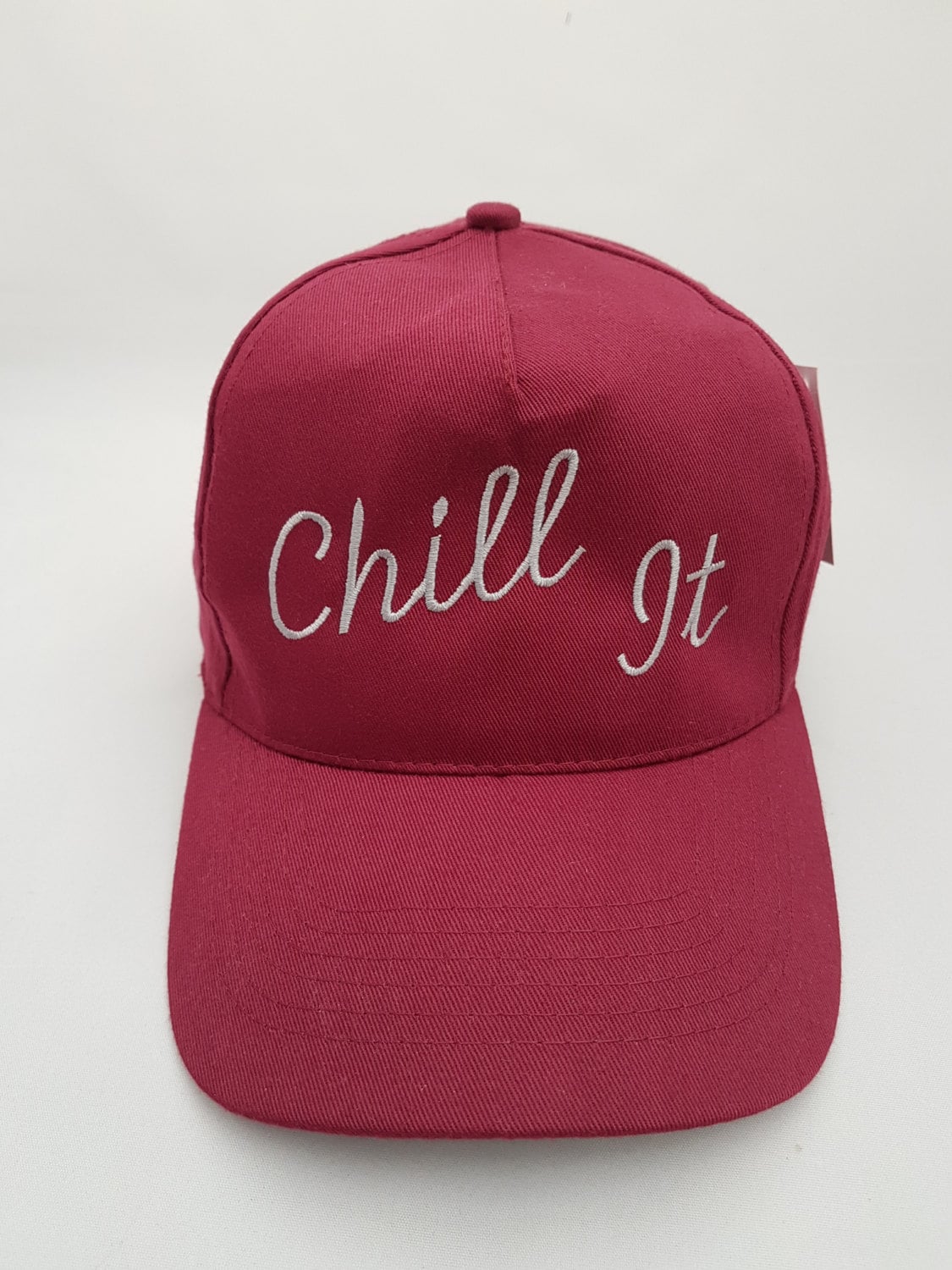 Chill It Embroidered Baseball Cap Hat 1n 15 Colours and 25 Etsy