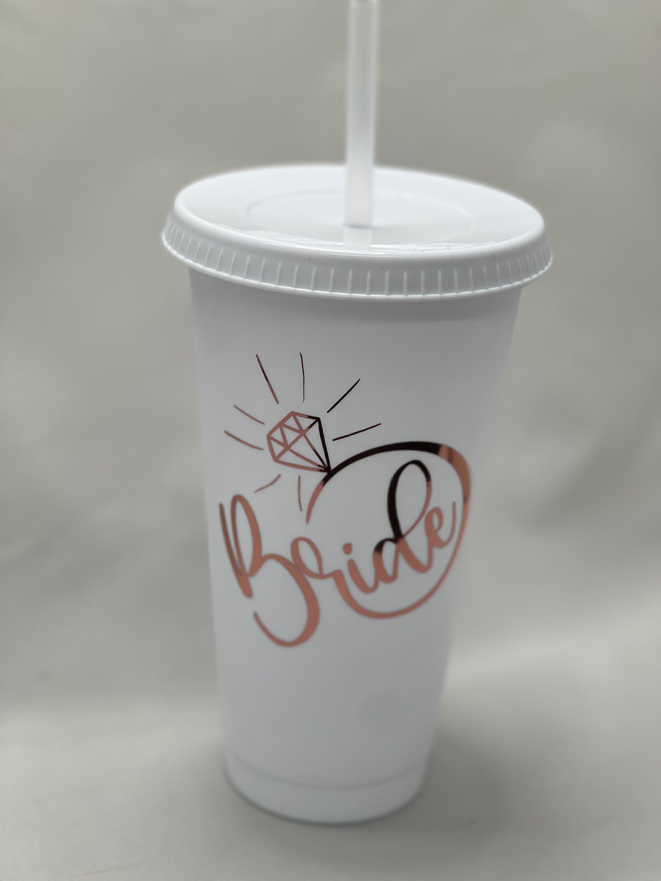 Personalised Cold Cup With Straw and Lid. Pastel Colours, Starbucks Cup  Inspired Iced Coffee 24oz Cup Size Large. Bridesmaid. Hen Party. -   Denmark