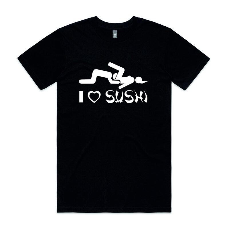 T-shirt Drôle 'I Love Sushi People Life' - Homme/Unisexe - Multicolore - Winorsar - Taille à Préciser