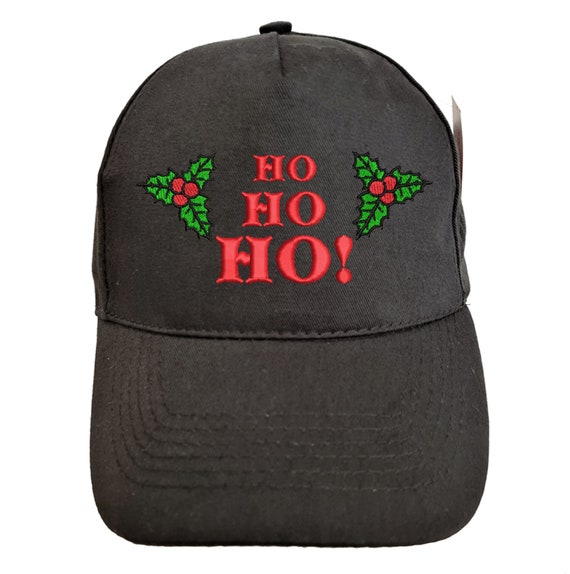 HO HO HO Christmas Base Ball Cap Funny Cap Xmas Cap Festive Cap 