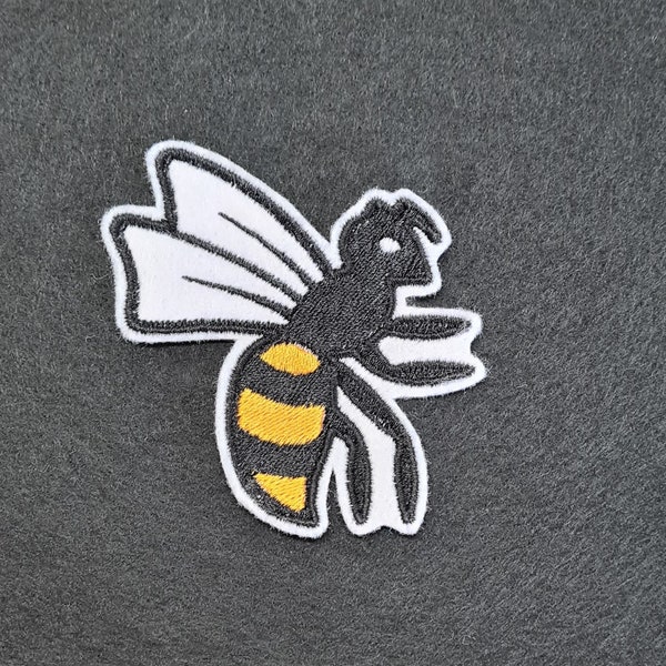 Wasp Embroidered Patch Badge Iron on | Sew on | Rugby Patch | Wasps Rugby | Sports Patch | Embroidered Patch | Badge