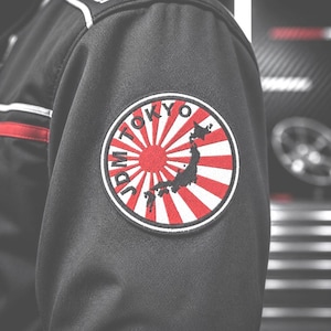 JDM Tokyo Japanese Flag Embroidered Patch | Car Badge